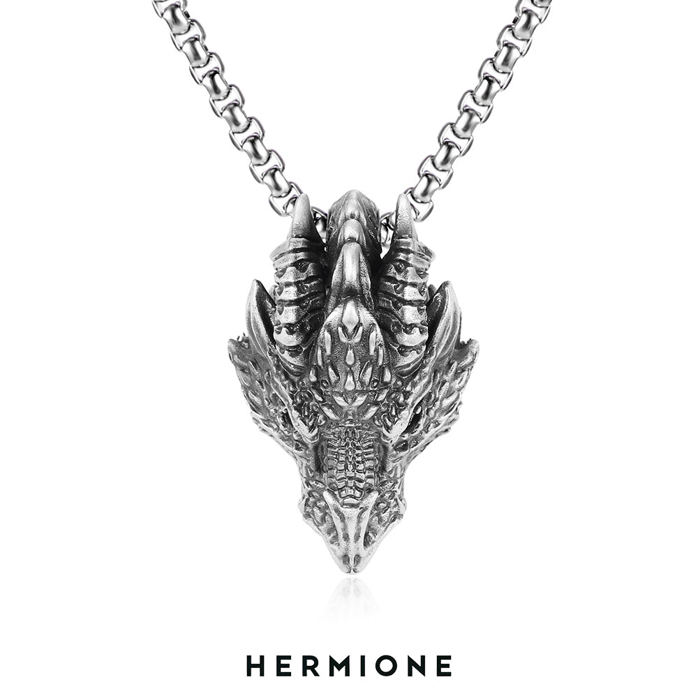 Domineering Dragon Totem Pendant Necklace