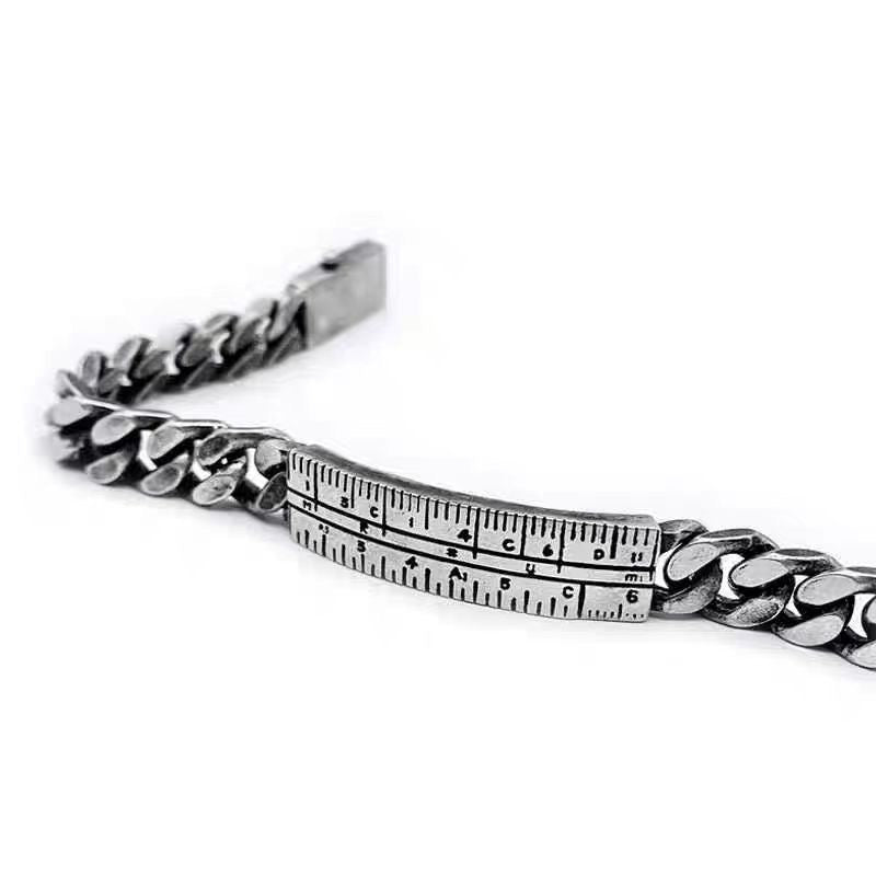 Measure of the life:Miniature vintage high-end wide version bracelet